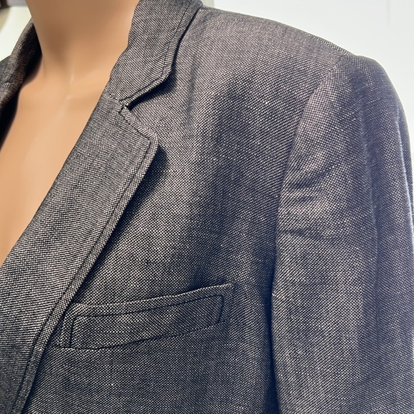 Calvin Klein Womens Lightweight Gray Jacket Button Front Pockets Like New Medium - Picture 10 of 12